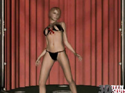Stimulating redhead 3D