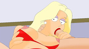 The sexiest ho from Family Guy series gets teamed