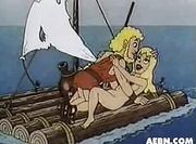 Odissius lands on porno island