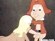 This rabbit gets some pussy