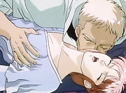 Hentai chick gets banged by a monster