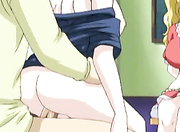 Hentai pussy pounded with a vibrator