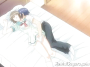 Dude rubbing hentai cooch