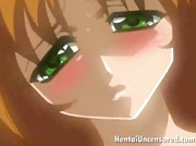 Hentai sex bitch takes facial