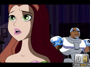 Ginger, Cyborg from Teen Titans