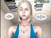 Grey alian queen with four tits gets high watching hard fucking